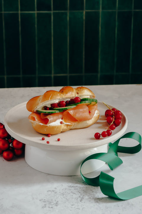 Challah Saumon - Baies roses