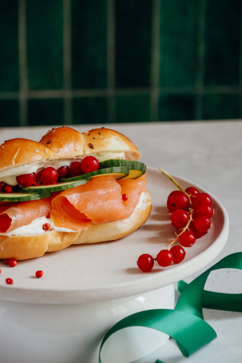 Challah Saumon - Baies roses