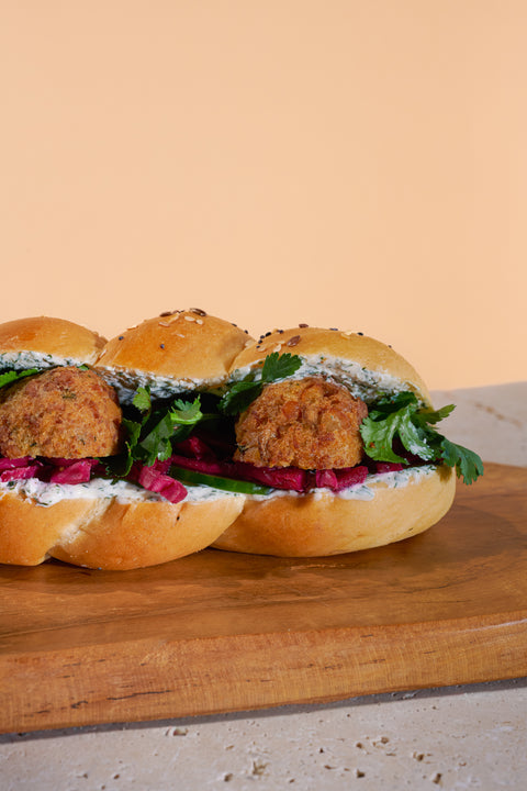 Challah Falafel Tzatziki
