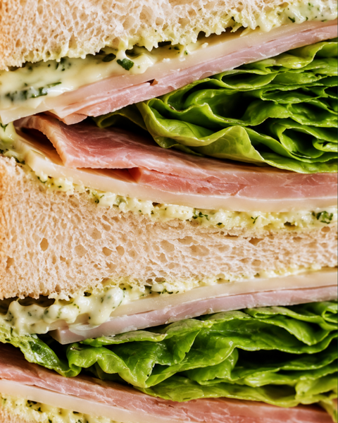 Sandwich Jambon blanc - Comté - Sauce Tartare