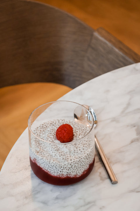 Perles de chia fruits rouges