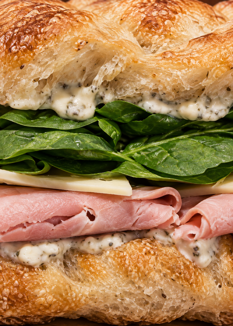 Pinsa Jambon Comté Moutarde