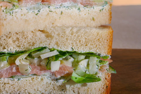 Sandwich Saumon Tzatziki