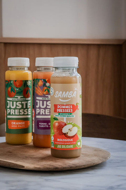 Jus de pomme pressé à froid