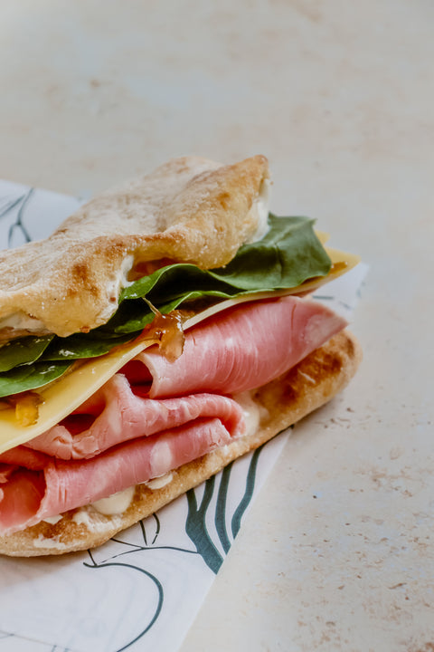 Pinsa Jambon - Comté - Moutarde