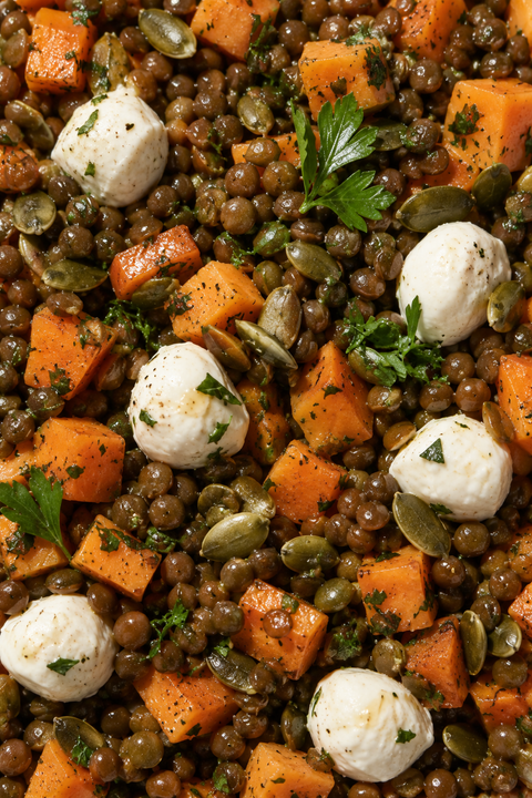 Mini Salade Lentilles Patate Douce