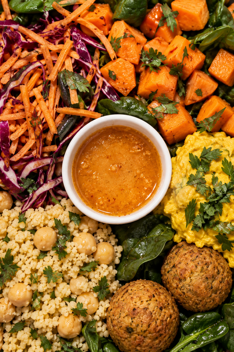 Salade Orange Falafel