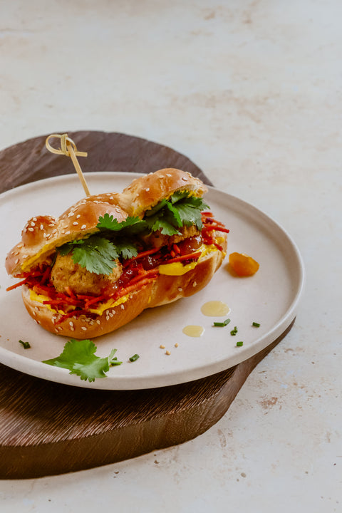 Challah Falafel - Houmous - Mangue