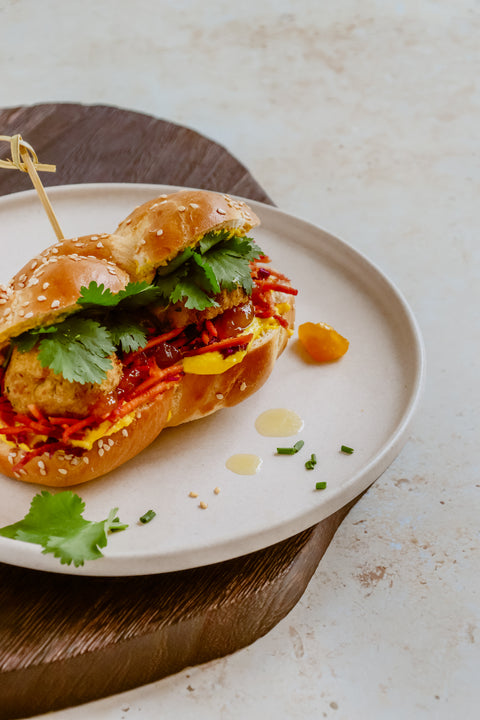 Challah Falafel - Houmous - Mangue